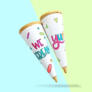 Custom Two-Color Cone Sleeves