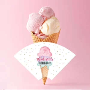 Custom Ice Cream Cone Wrappers