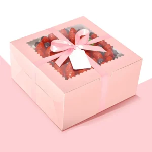 Pink Cake Boxes