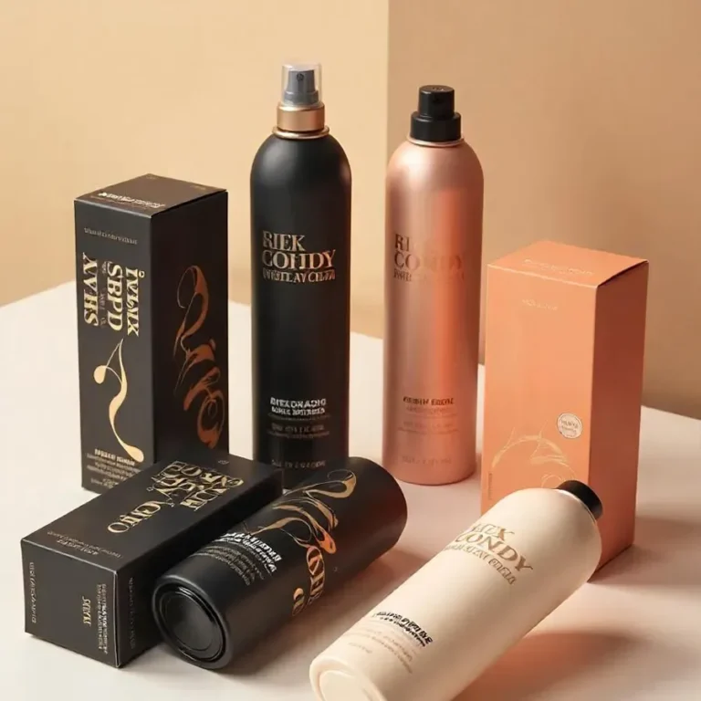 custom printed hairspray boxes