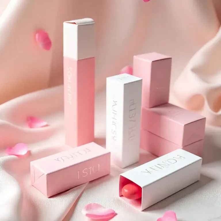 pink lip gloss boxes
