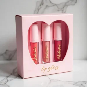 pink lip gloss boxes