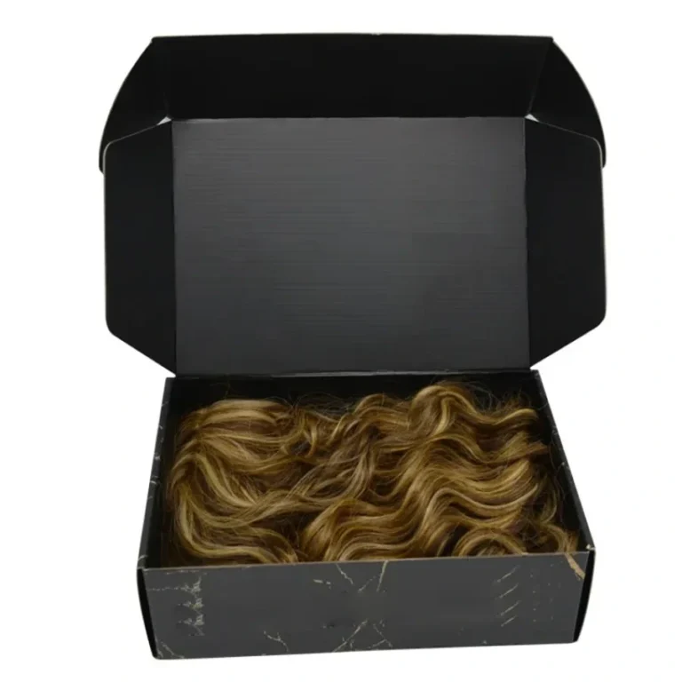 printed hair extension boxes